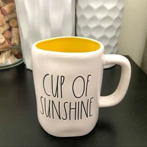 Rae Dunn ‘CUP OF SUNSHINE’ Mug Yellow Inside